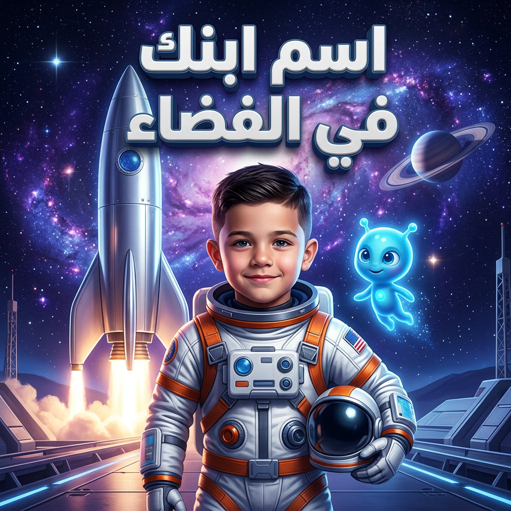 مغامرة(اسم ابنك)في الفضاء