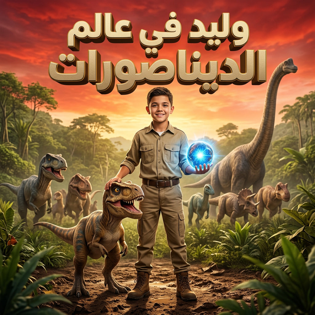 [الاسم] في عالم الديناصورات