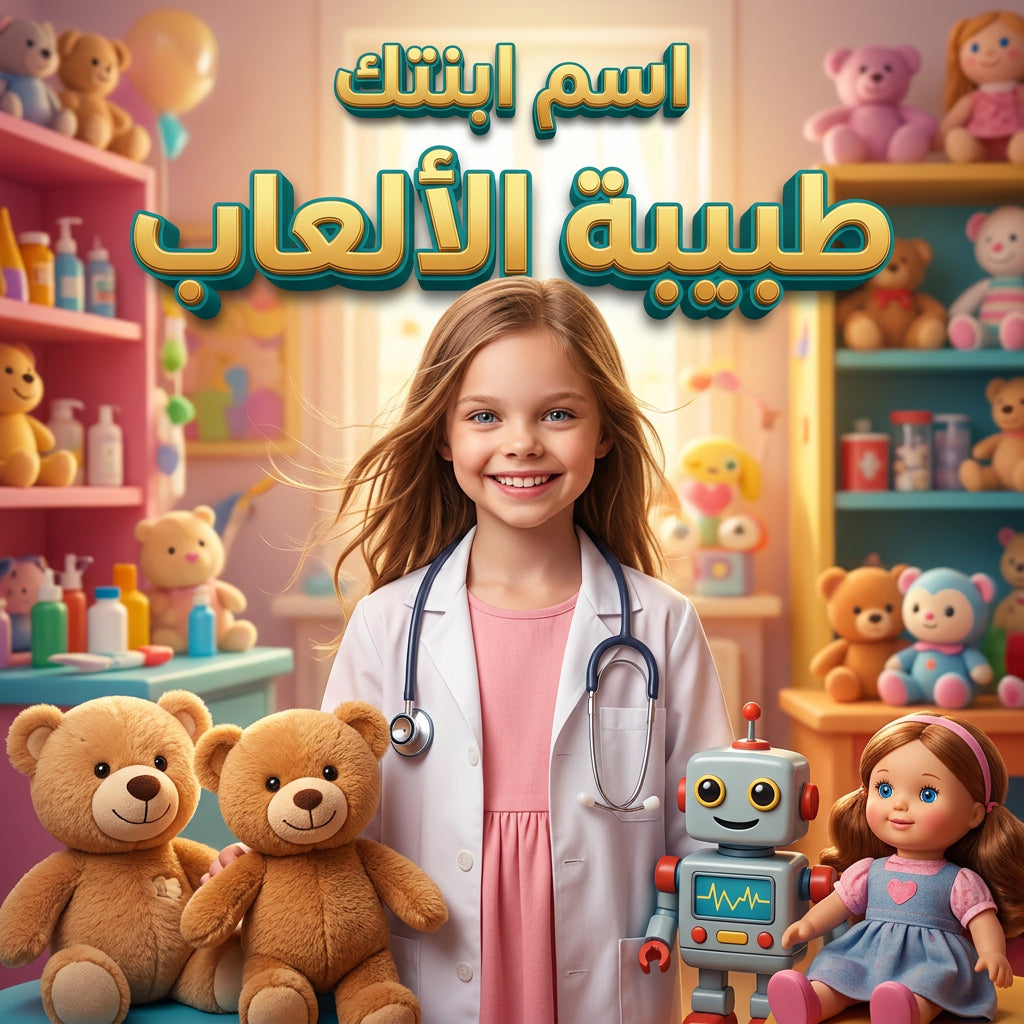 (اسم ابنتك) طبيبة الألعاب