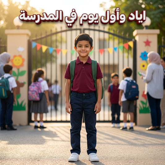 [الاسم] وأول يوم في المدرسة